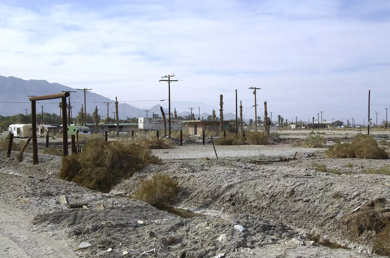 The nuclear blast-wave has not left much behind, from The End of the World: Julian to the Salton Sea and Back, California, US - 1st March 2008