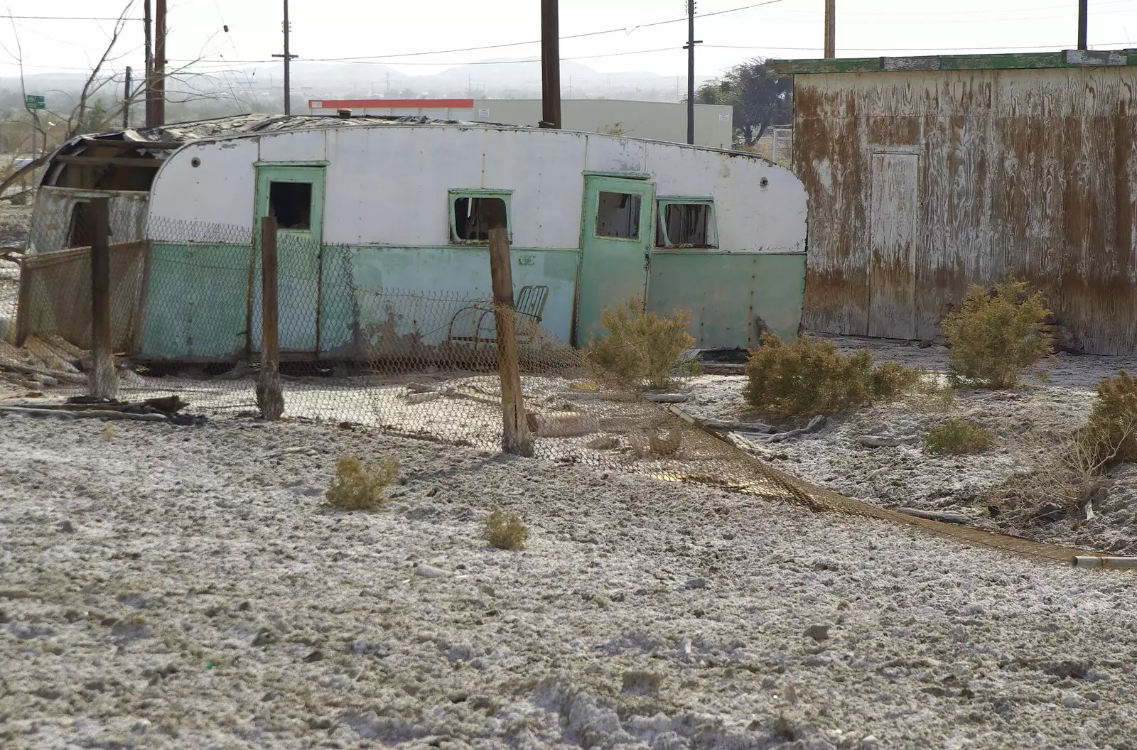 A derelict caravan, from The End of the World: Julian to the Salton Sea and Back, California, US - 1st March 2008