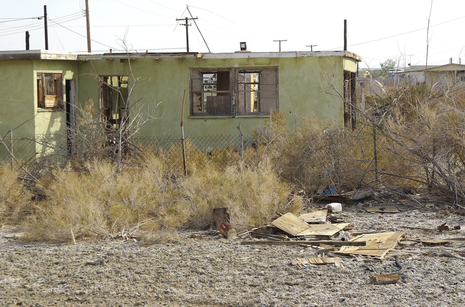 The End of the World: Julian to the Salton Sea and Back, California, US - 1st March 2008: Derelict homes