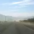 A dust storm cross the road, The End of the World: Julian to the Salton Sea and Back, California, US - 1st March 2008