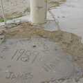 Writing in concrete - frozen in time since 1989 - displays a poignant hope