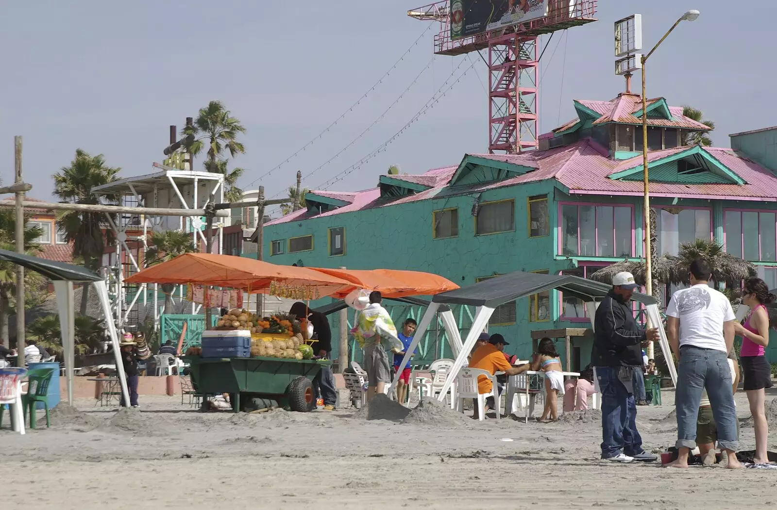 On the beach at Rosarito, from Rosarito and Tijuana, Baja California, Mexico - 2nd March 2008