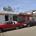 Classic 1970s car outside Brown Pride Tattoo, Rosarito and Tijuana, Baja California, Mexico - 2nd March 2008