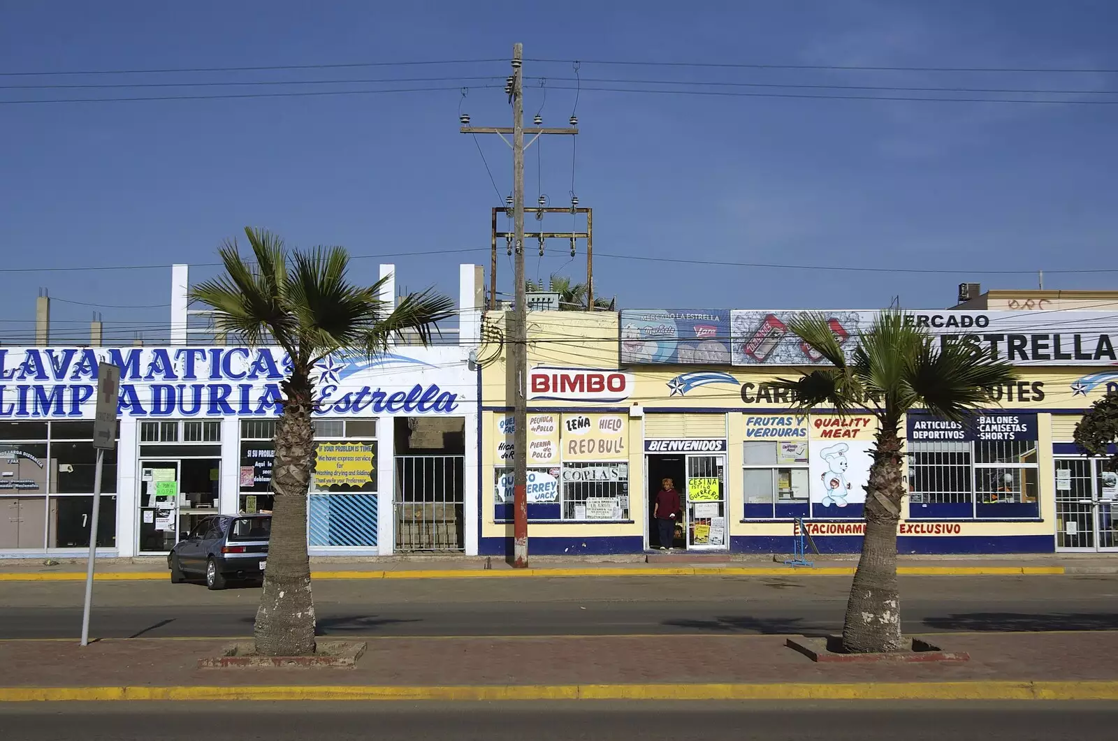 On Rosarito's main drag: Bimbo, from Rosarito and Tijuana, Baja California, Mexico - 2nd March 2008