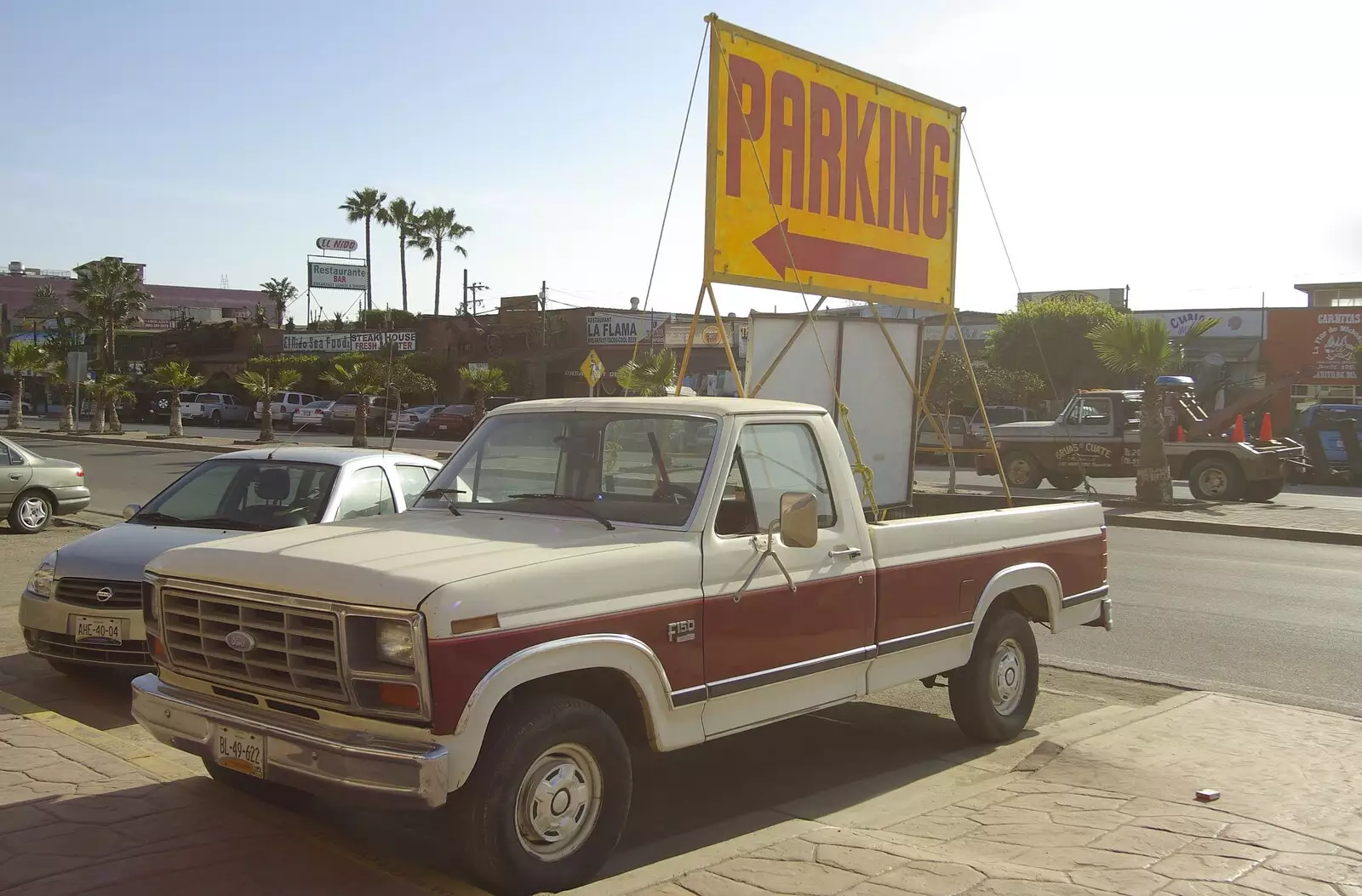 The light makes this photo look like the 1970s, from Rosarito and Tijuana, Baja California, Mexico - 2nd March 2008