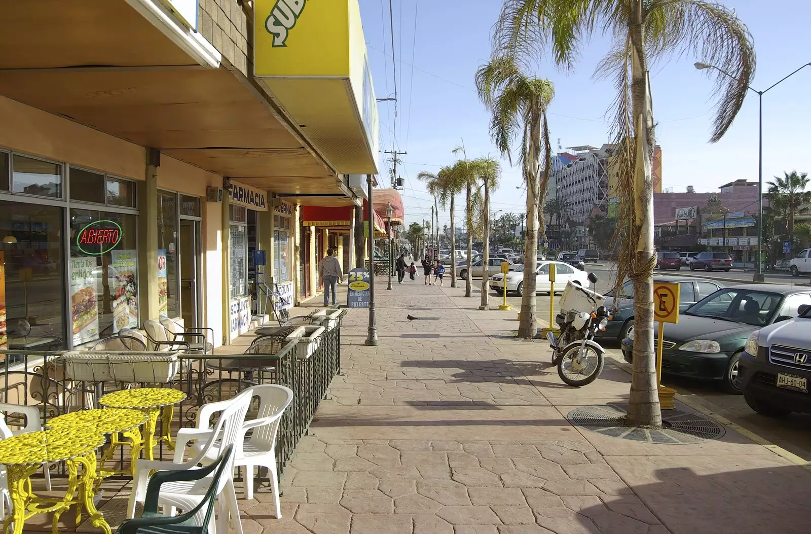 Rosarito's main drag, from Rosarito and Tijuana, Baja California, Mexico - 2nd March 2008