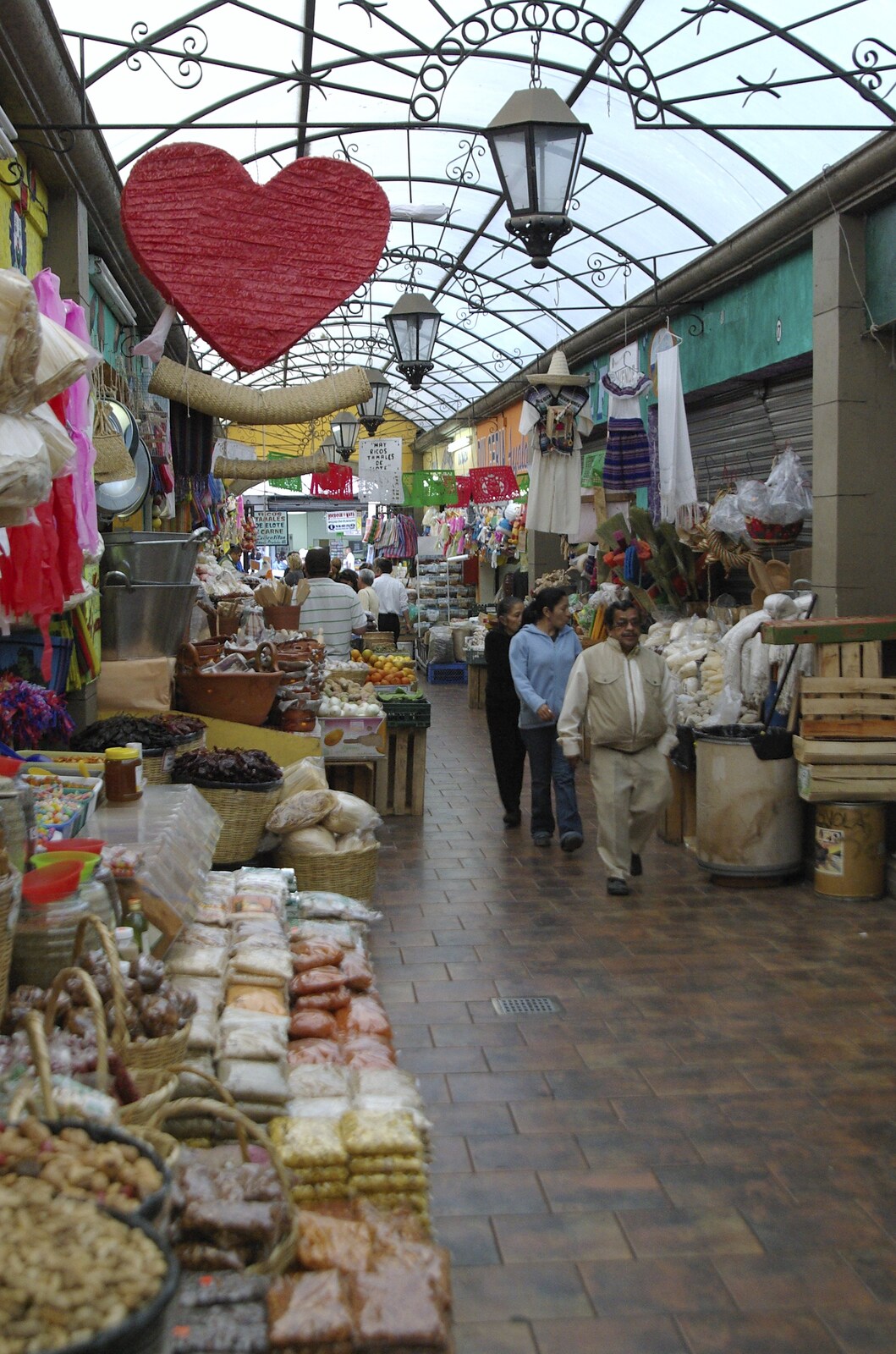 Rosarito and Tijuana, Baja California, Mexico - 2nd March 2008: A Tijuana market