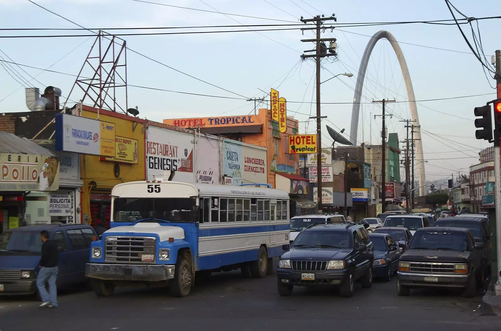 Downtown Tijuana, from Rosarito and Tijuana, Baja California, Mexico - 2nd March 2008