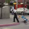 A dude hauls around bottles of water, Rosarito and Tijuana, Baja California, Mexico - 2nd March 2008