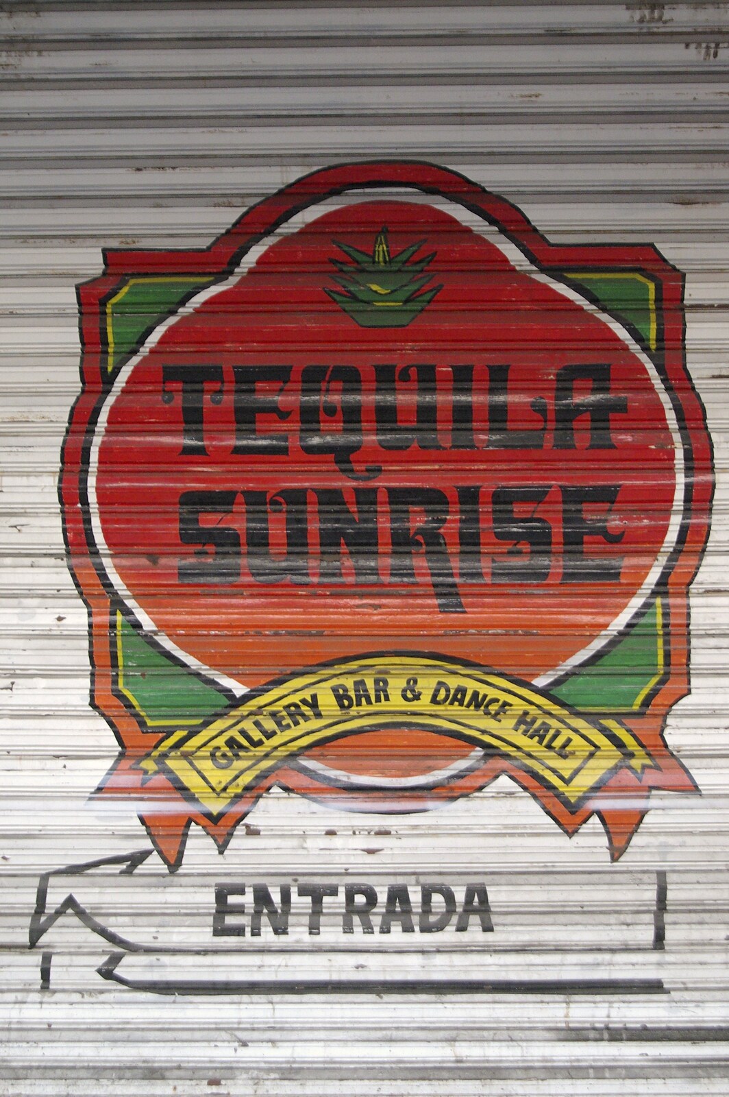 Rosarito and Tijuana, Baja California, Mexico - 2nd March 2008: Tequila Sunrise