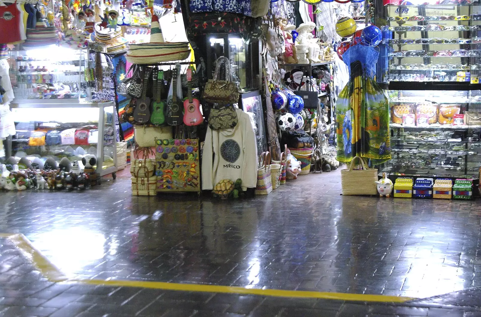 An indoor tat shop at the bus station, from Rosarito and Tijuana, Baja California, Mexico - 2nd March 2008