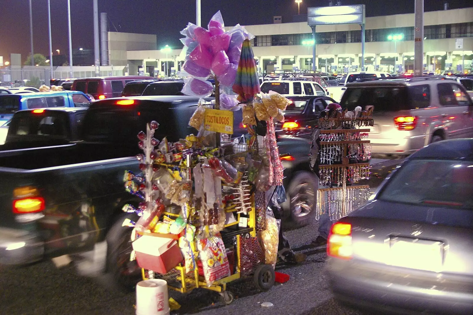 A mobile tat stall at the border crossing, from Rosarito and Tijuana, Baja California, Mexico - 2nd March 2008