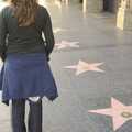 Isobel wanders up the walk of the stars