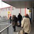 Passengers walk out to the plane, Easter in Dublin, Ireland - 21st March 2008