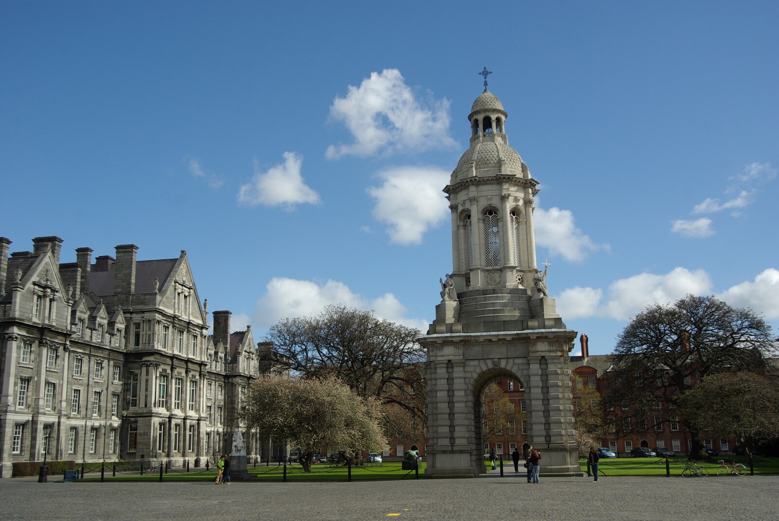 Easter in Dublin, Ireland - 21st March 2008: Trinity College