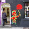 Super-bright graffiti, Easter in Dublin, Ireland - 21st March 2008