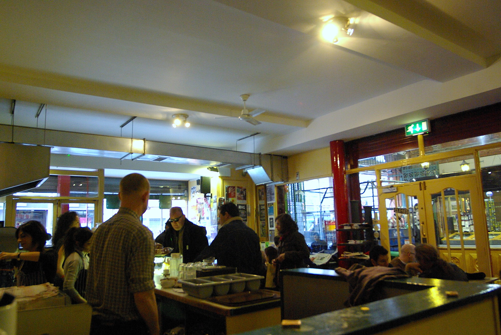 Easter in Dublin, Ireland - 21st March 2008: Inside Simon's Café