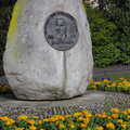 A rock memorial in the park, Easter in Dublin, Ireland - 21st March 2008