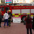The Dublin Fire Brigade engine, Easter in Dublin, Ireland - 21st March 2008