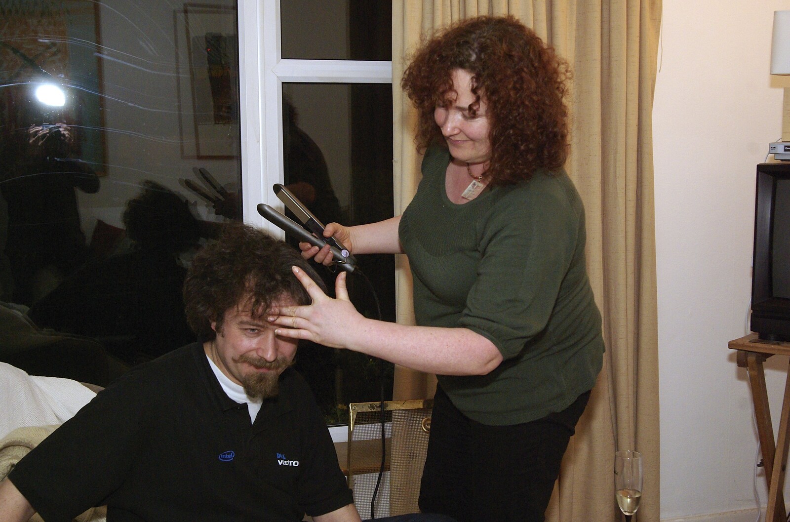 Noddy gets his hair straightened from Easter in Dublin, Ireland - 21st March 2008