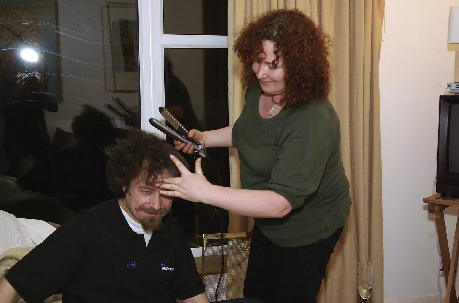 Noddy gets his hair straightened, from Easter in Dublin, Ireland - 21st March 2008