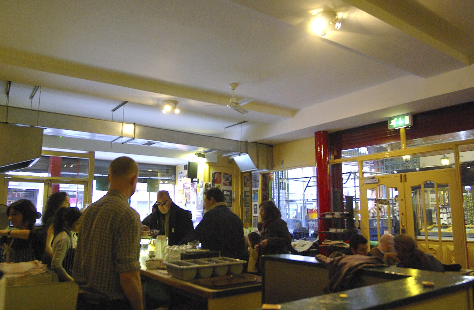 Inside Simon's Café from Easter in Dublin, Ireland - 21st March 2008
