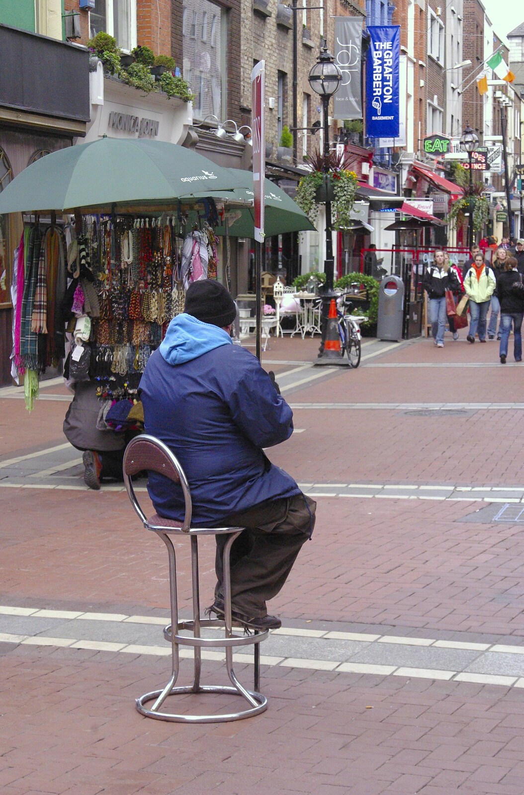 A dude on a stool from Easter in Dublin, Ireland - 21st March 2008