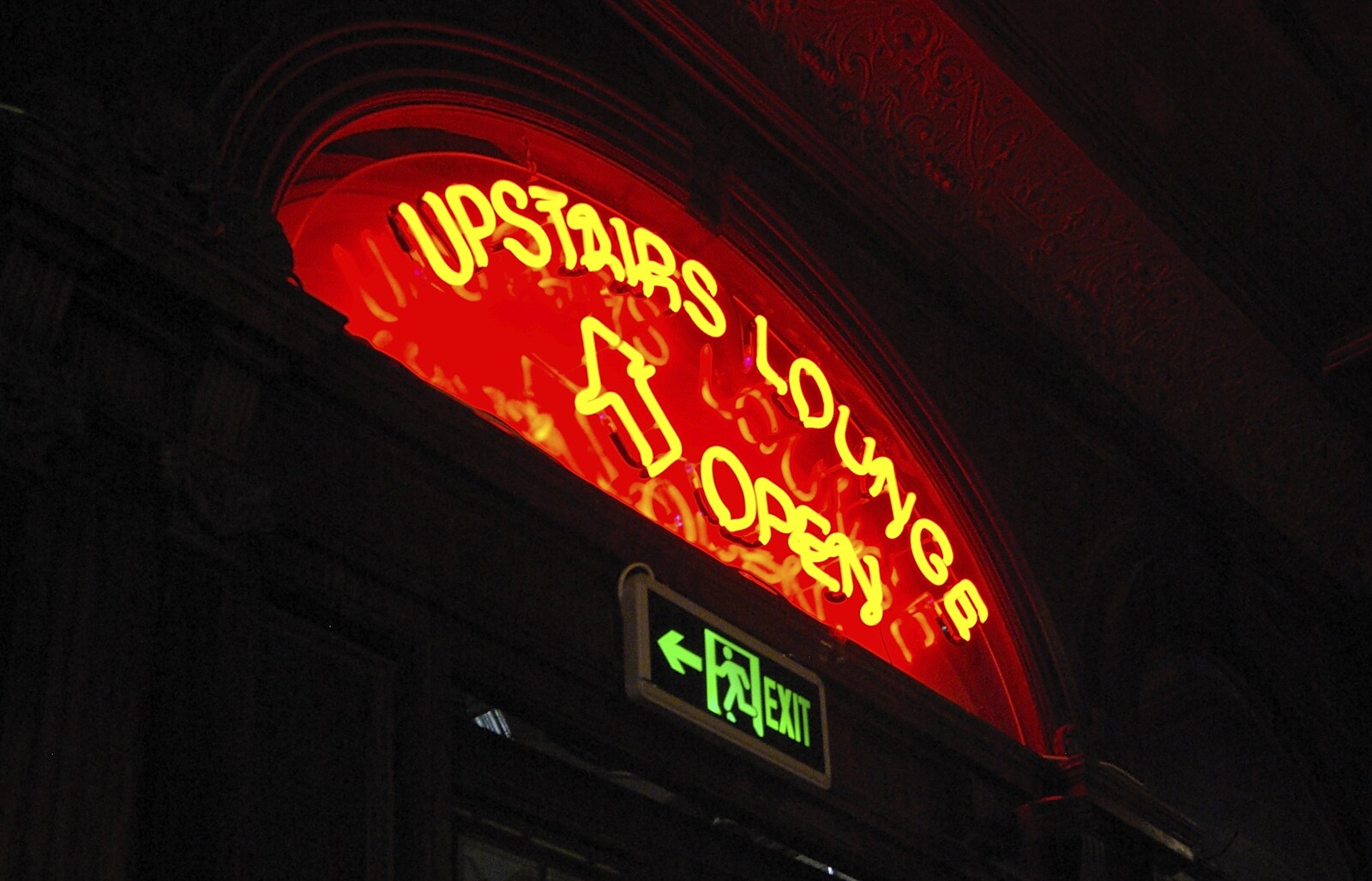 A neon sign from Easter in Dublin, Ireland - 21st March 2008