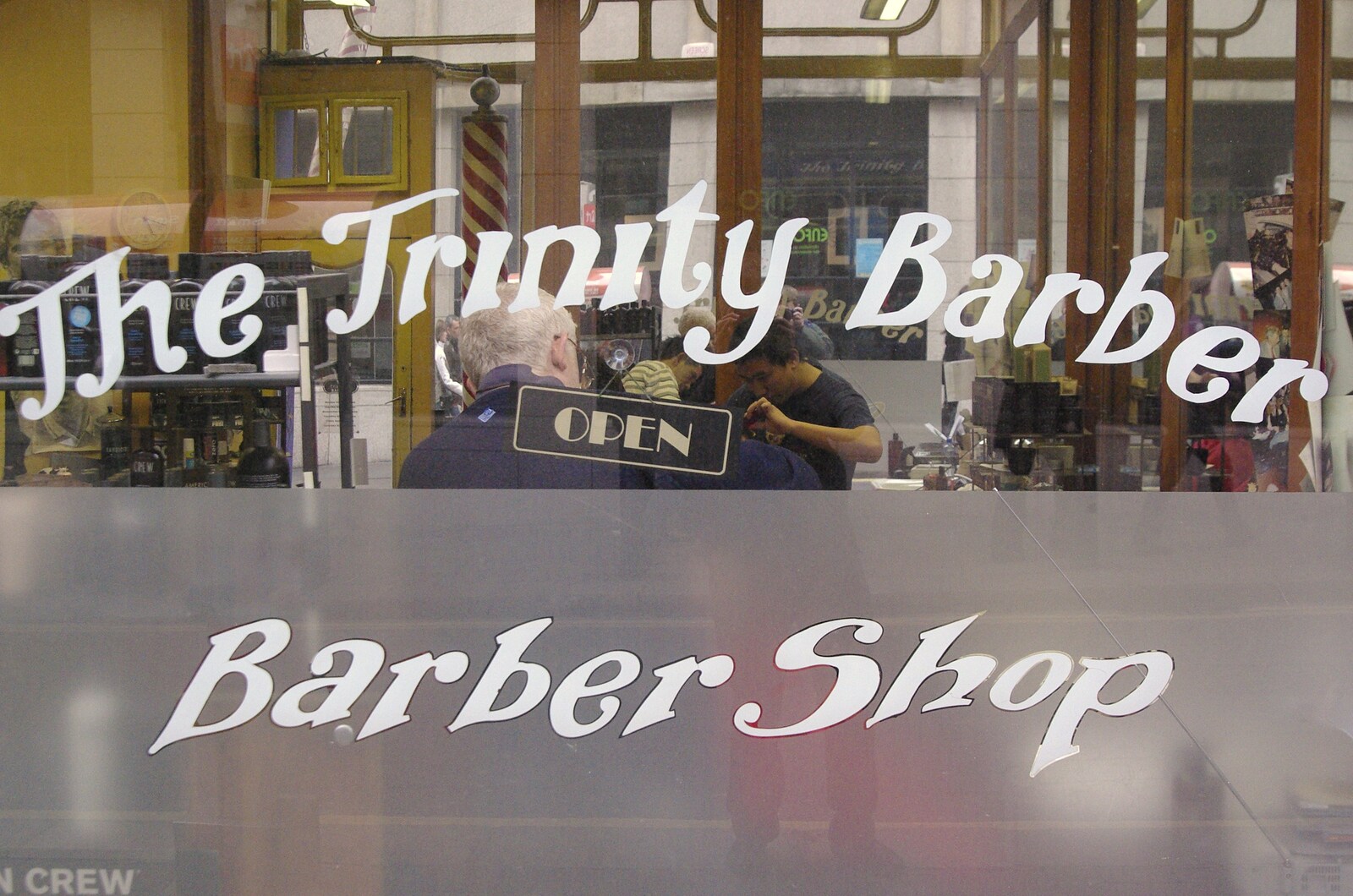 The Trinity Barber Shop from Easter in Dublin, Ireland - 21st March 2008
