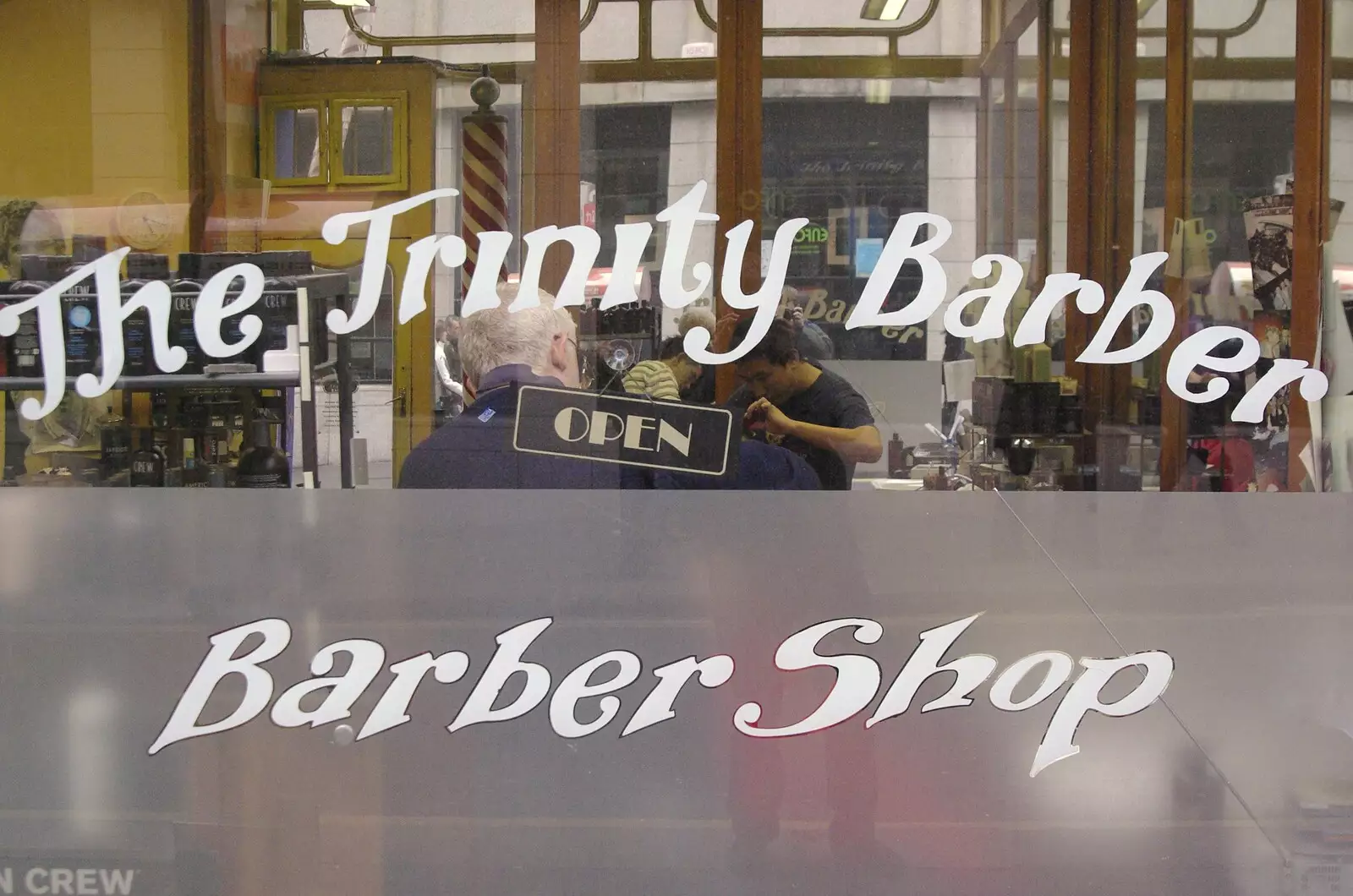 The Trinity Barber Shop, from Easter in Dublin, Ireland - 21st March 2008