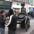 The Molly Malone statue in Dublin, Easter in Dublin, Ireland - 21st March 2008