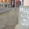 In Blackrock: 'Make luv not war'