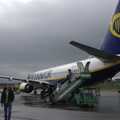 Our Ry-unfair plane on the ground at Kerry Airport