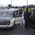 A nice old Austin Riley and a London Black Cab, Paul and Jenny's Wedding, Tralee, County Kerry, Ireland - 3rd May 2008