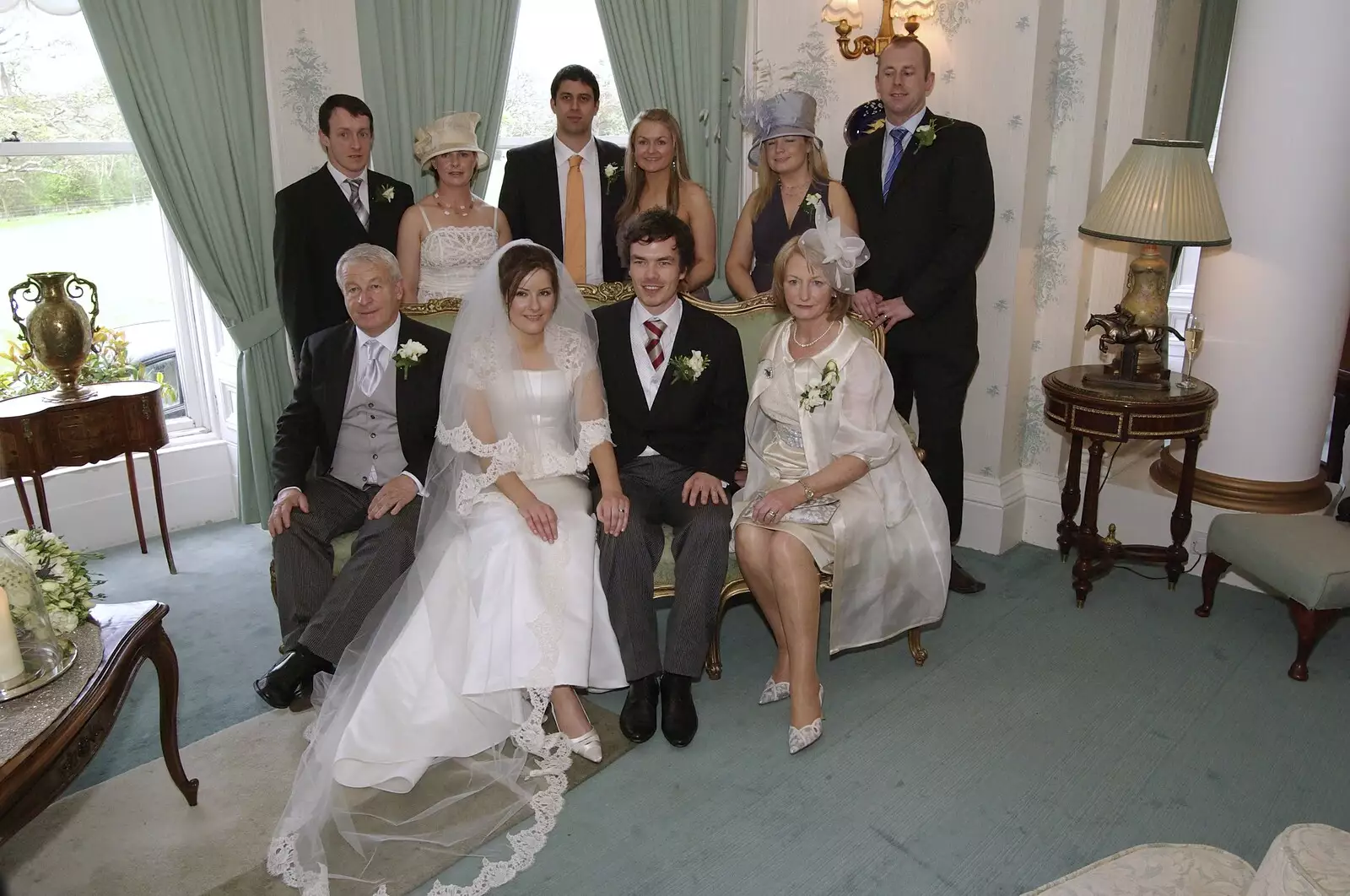 A classic wedding photo, from Paul and Jenny's Wedding, Tralee, County Kerry, Ireland - 3rd May 2008