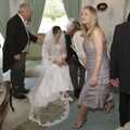 The bridesmaid runs around, Paul and Jenny's Wedding, Tralee, County Kerry, Ireland - 3rd May 2008