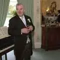 Standing by a piano, Paul and Jenny's Wedding, Tralee, County Kerry, Ireland - 3rd May 2008