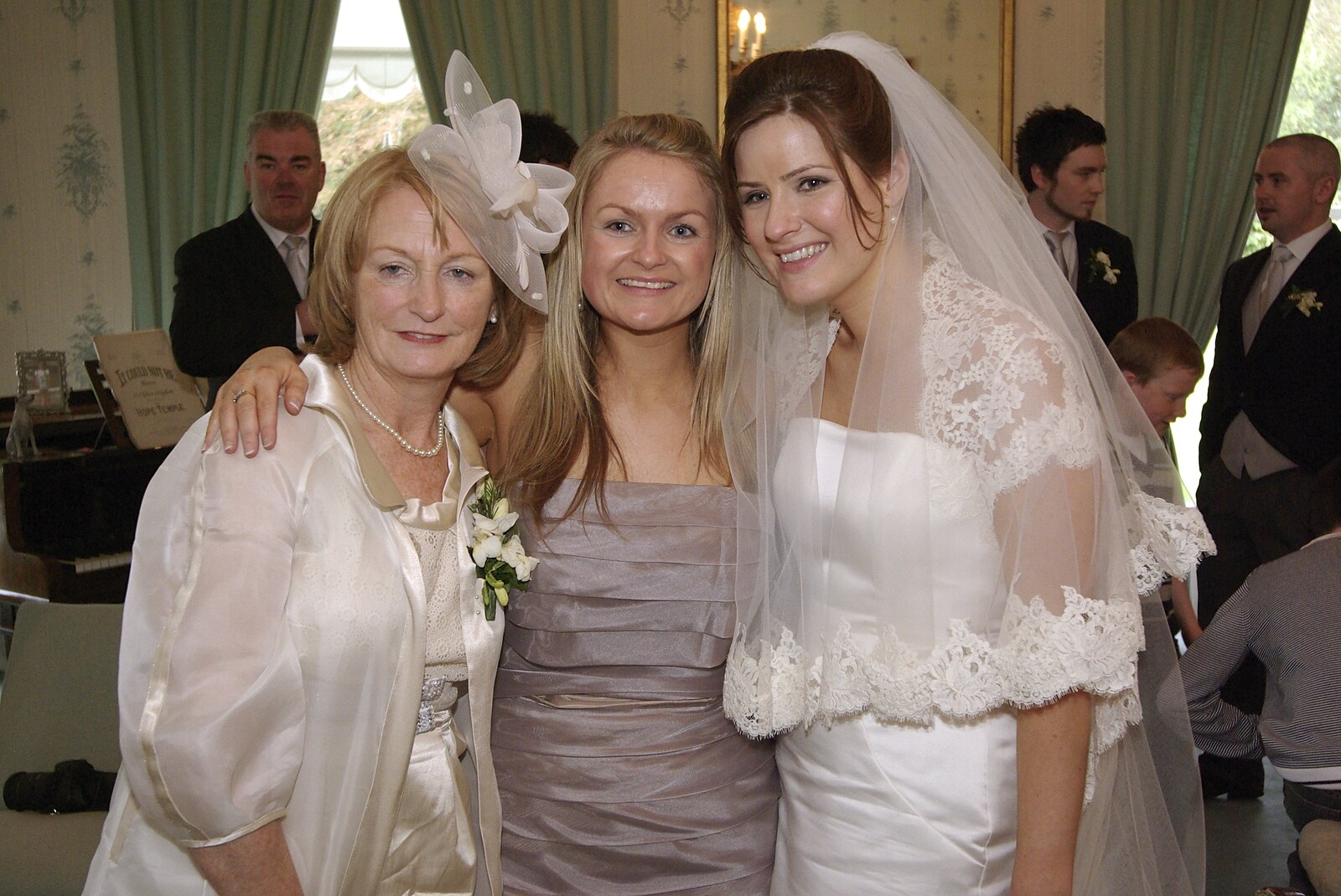 Paul and Jenny's Wedding, Tralee, County Kerry, Ireland - 3rd May 2008: The bride and bridesmaid