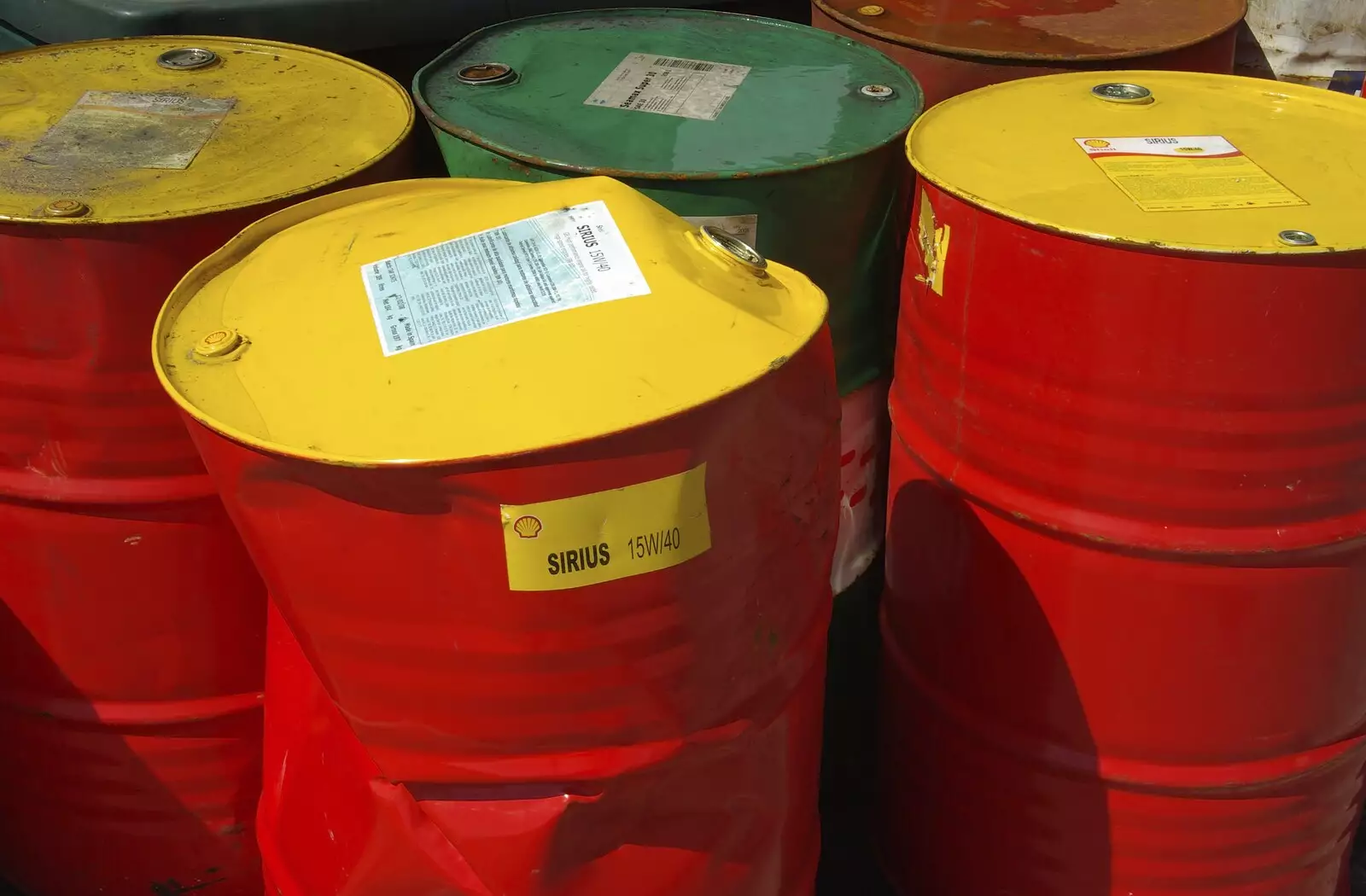 A heap of colourful discarded oil drums, from Connor Pass, Slea Head and Dingle, County Kerry, Ireland - 4th May 2008