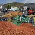 Multi-coloured fishing nets, Connor Pass, Slea Head and Dingle, County Kerry, Ireland - 4th May 2008