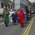 2008 The horror-film clowns walk past