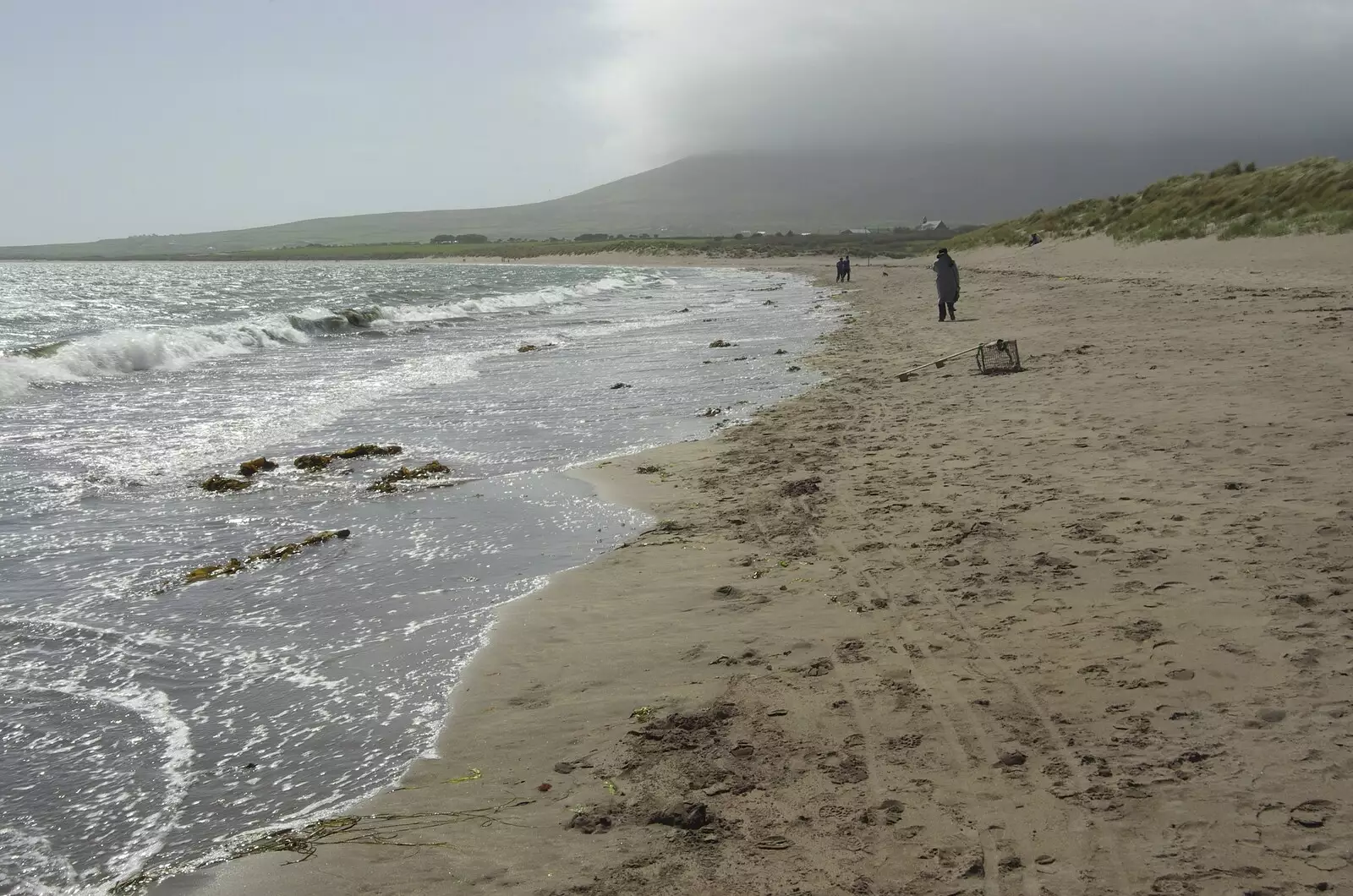 On the beach, from Connor Pass, Slea Head and Dingle, County Kerry, Ireland - 4th May 2008