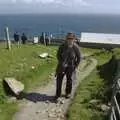 We climb up to the Fahan beehive huts, Connor Pass, Slea Head and Dingle, County Kerry, Ireland - 4th May 2008