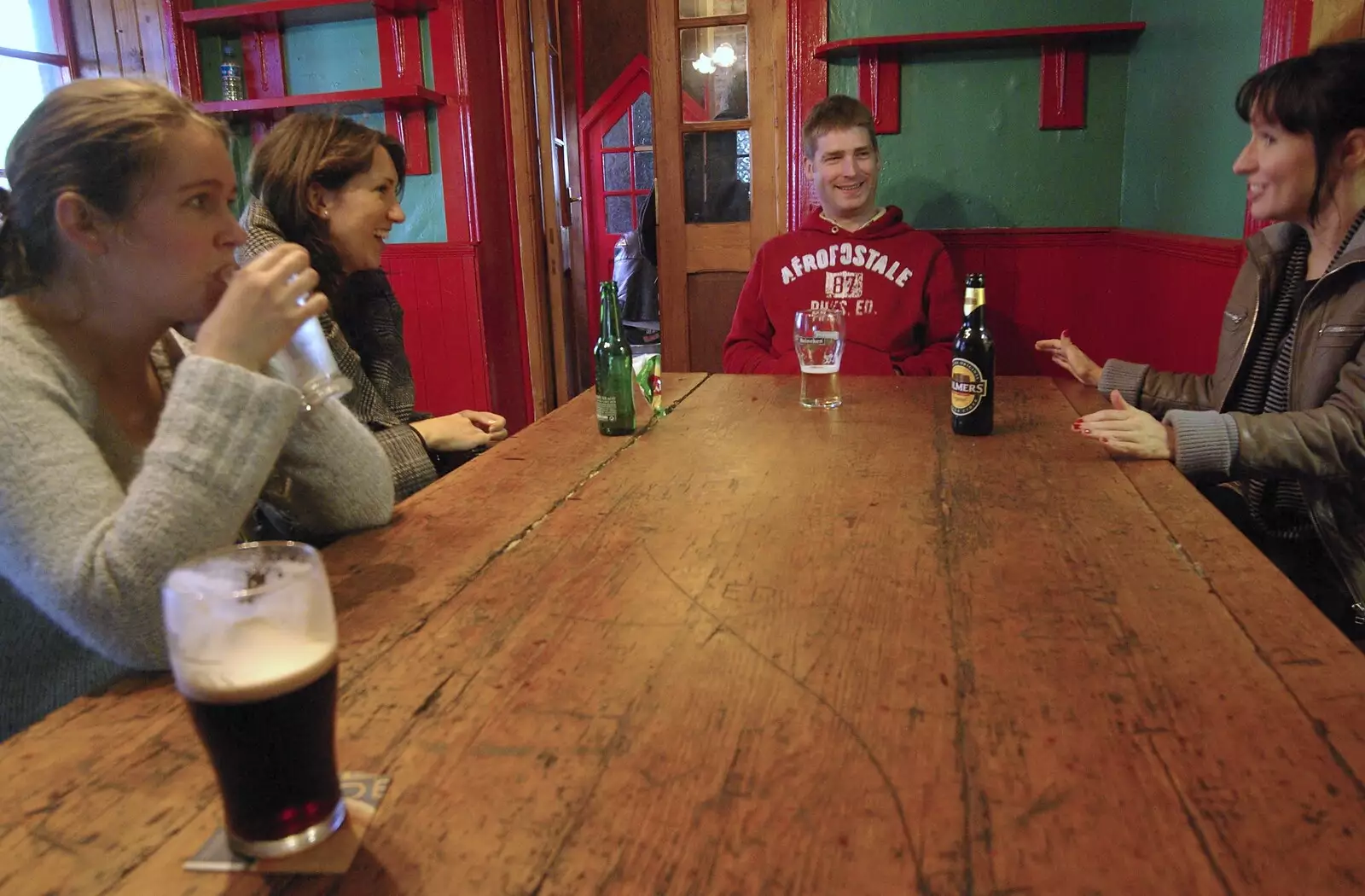 In a bar, from Connor Pass, Slea Head and Dingle, County Kerry, Ireland - 4th May 2008