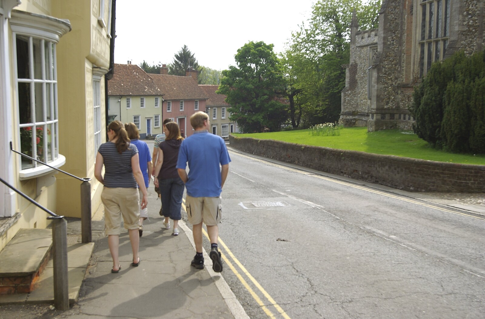 The BSCC Weekend Away, Thaxted, Essex - 10th May 2008: We wander down Watling Street into town