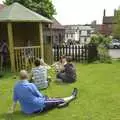 The Bell Inn's beer garden, The BSCC Weekend Away, Thaxted, Essex - 10th May 2008