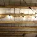 A string of lights hang from a wooden ceiling, Cambridge and Hoxne Beer Festivals, and Mill Road Dereliction - 26th May 2008