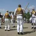 The men from Greenwich do the stick thing, Morris Dancing, and Rick Wakeman Opens the Park Pavillion Mural, Diss, Norfolk - 30th May 2008