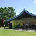 A band sets up at the 'Pagoda', Morris Dancing, and Rick Wakeman Opens the Park Pavillion Mural, Diss, Norfolk - 30th May 2008