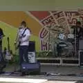 A young band plays in the pvaillion, Morris Dancing, and Rick Wakeman Opens the Park Pavillion Mural, Diss, Norfolk - 30th May 2008